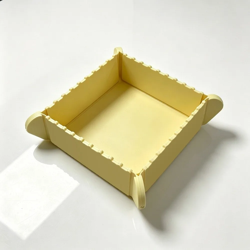 Silicone Heat Insulation Pad Stackable Anti-scald Magnetic Storage Box Non-slip Multifunctional Portable Food Organizer Cooking