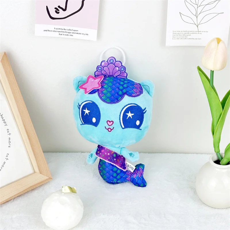 新しいギャビーのドールハウスぬいぐるみ、メルカット、パンディ・ポーズ、マーメイドキティ、フェアリーキャットラット、ケーキィ・カート、キャットベビーボックス、ぬいぐるみ、ファンへのギフト