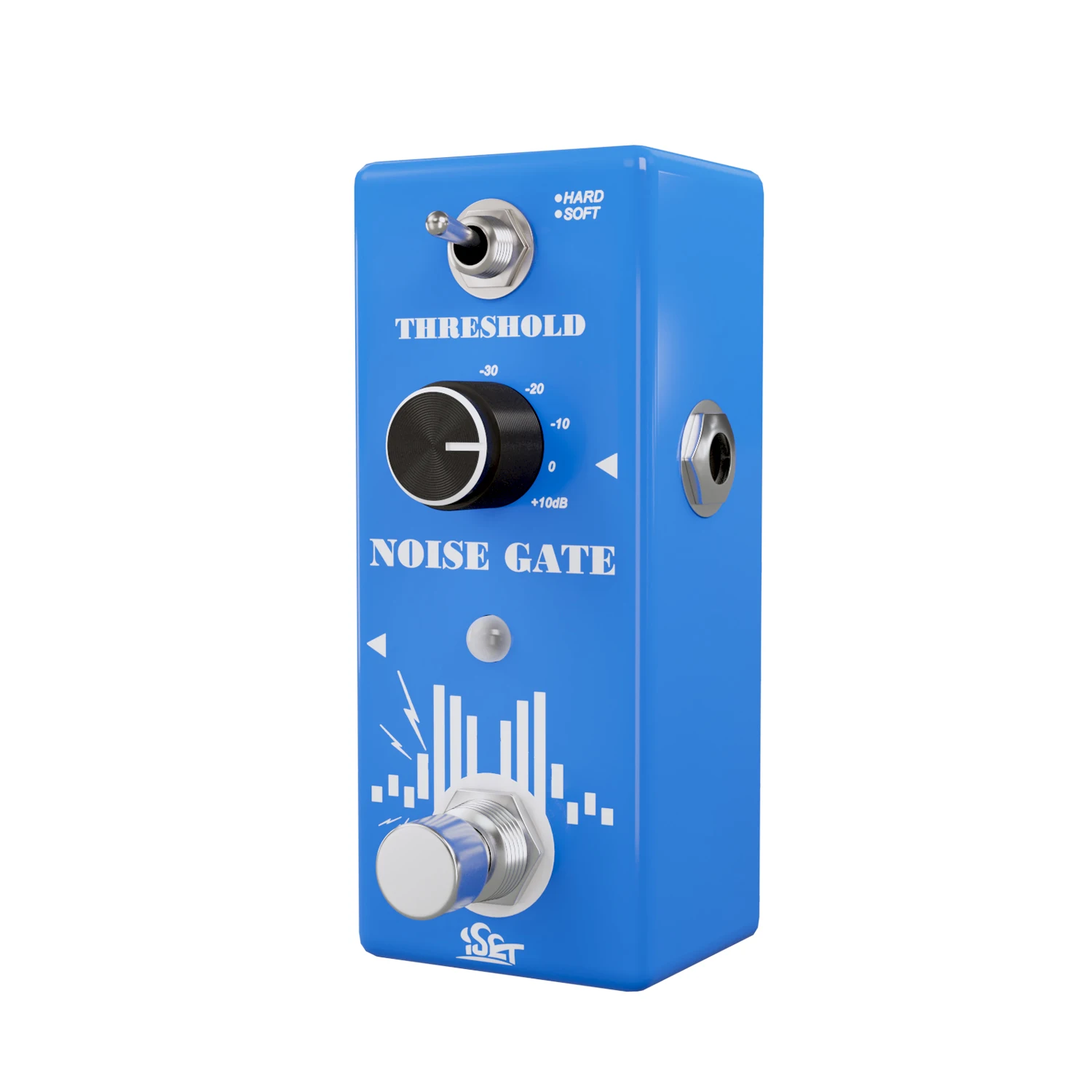 ISET تأثيرات الغيتار دواسة بوابة الضوضاء الضوضاء القامع الضوضاء القاتل تأثير الغيتار دواسة صحيح الالتفافية أجزاء الغيتار الكهربائي