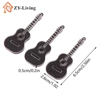 1/12 Dollhouse Guitar Toys Dollhouse Musical Instrument Model Dolls House Decoration Accessories 6