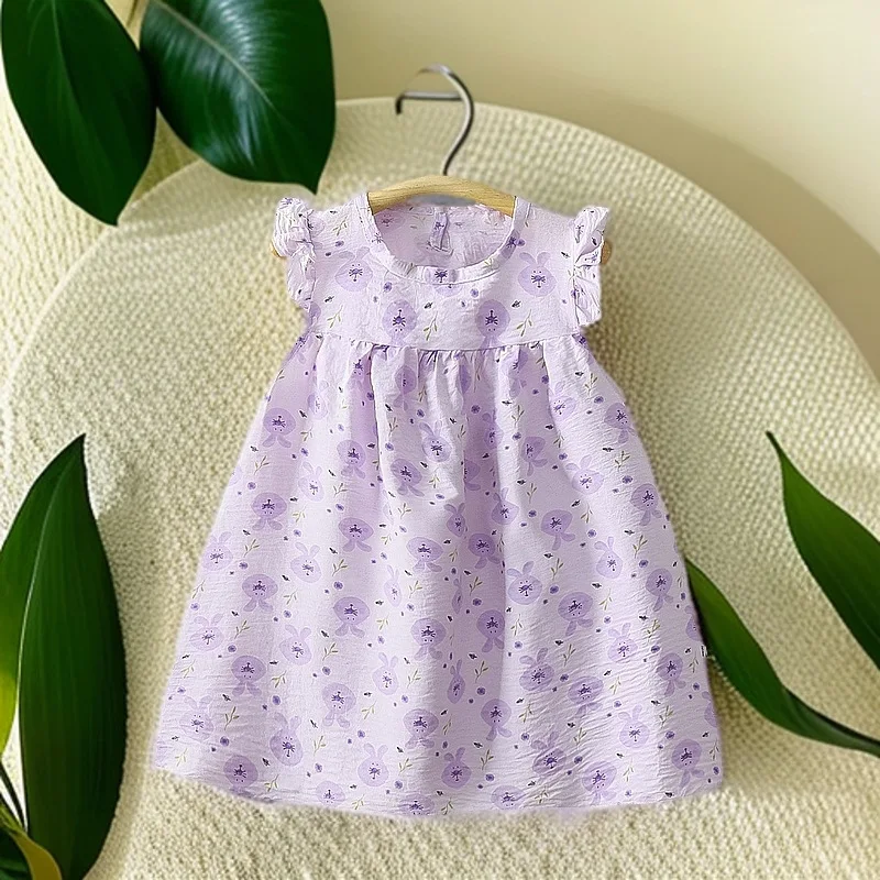 18M-7T summer chiildren kids girls fashion cute thin dress