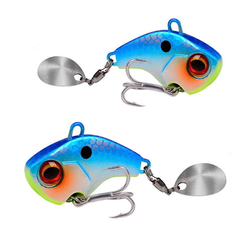 Fishing Lures Wobble Rotating Metal Vibration Bait Winter Fishing 6/10/15/21/28g Artificial Hard Baits Spinner Spoon Lure Pesca