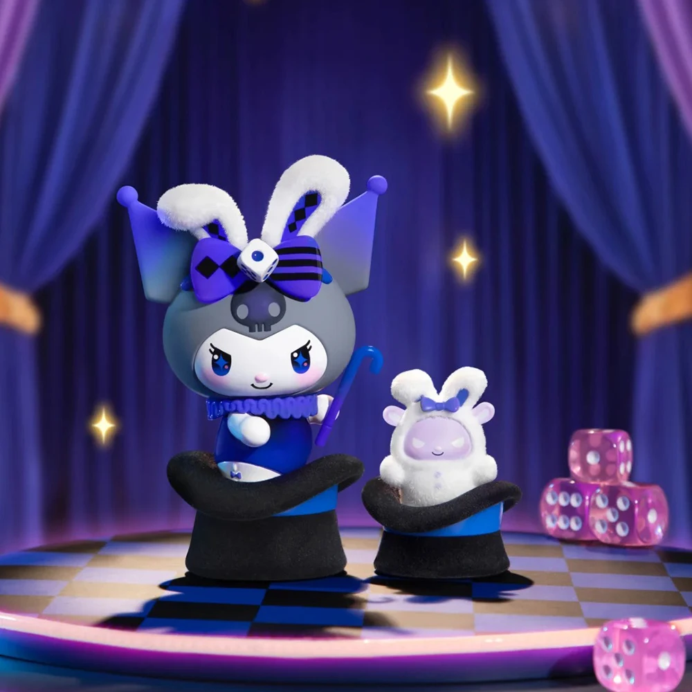 Toptoy Kuromi Magic Apprentice Blind Box Series Handgemaakte schattige goochelaar Desktop Ornamenten Ideaal verjaardagscadeau speelgoedfiguur