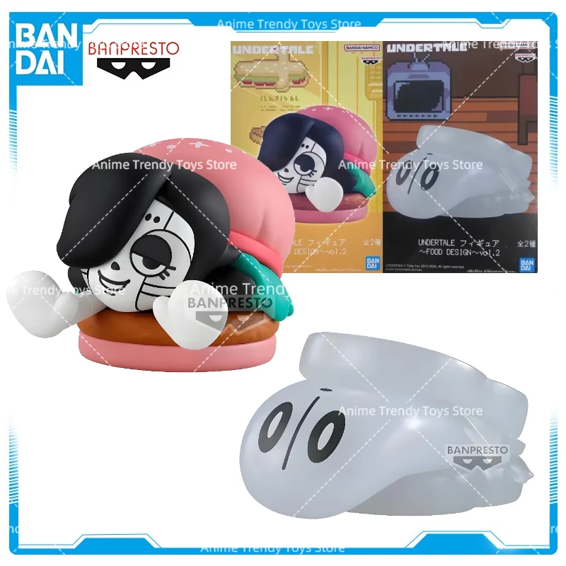 In Stock Bandai Banpresto Undertale Food Design Vol.2 A.Mettaton & B.Napstablook Anime Action Figures Ornaments Model Toys WY