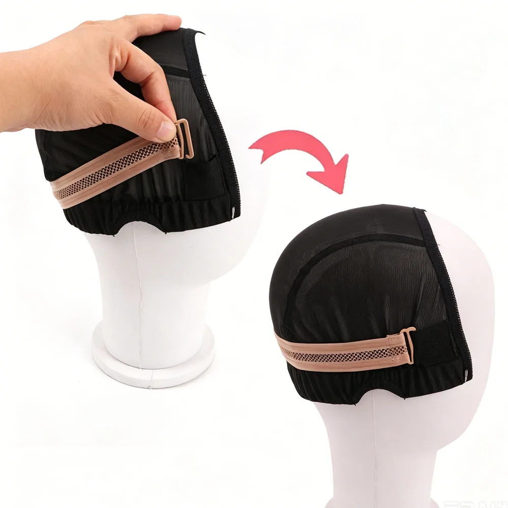 Silicone Anti Slip Mesh Elastic Band Wig Making Supplies Non-Slip Gripper Elastic For Wig Making Supplies Wig Accessories image 3