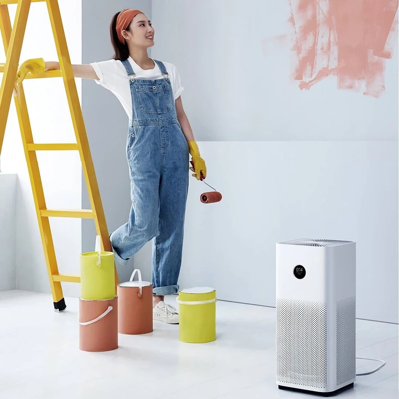 XIAOMI MIJIA Smart Air Purifier 4,360° all-round air intake,99.99% Antibacterial Rate Formaldehyde Removal,CADR of up to 400m³/h