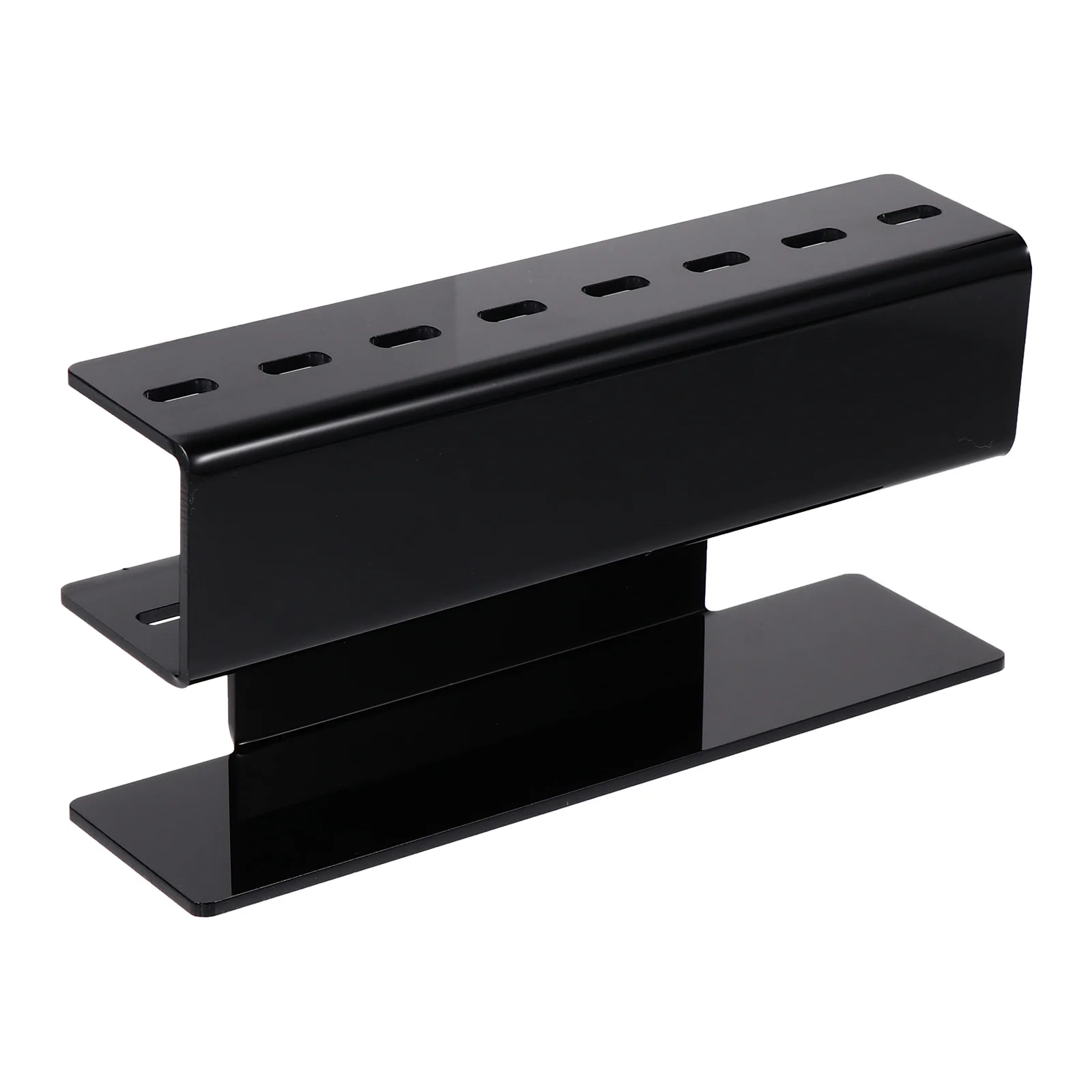 حامل تخزين ملاقط مكون من 8 أقسام لملحقات الرموش، حامل عرض أكريليك شفاف، رف منظم أدوات المكياج