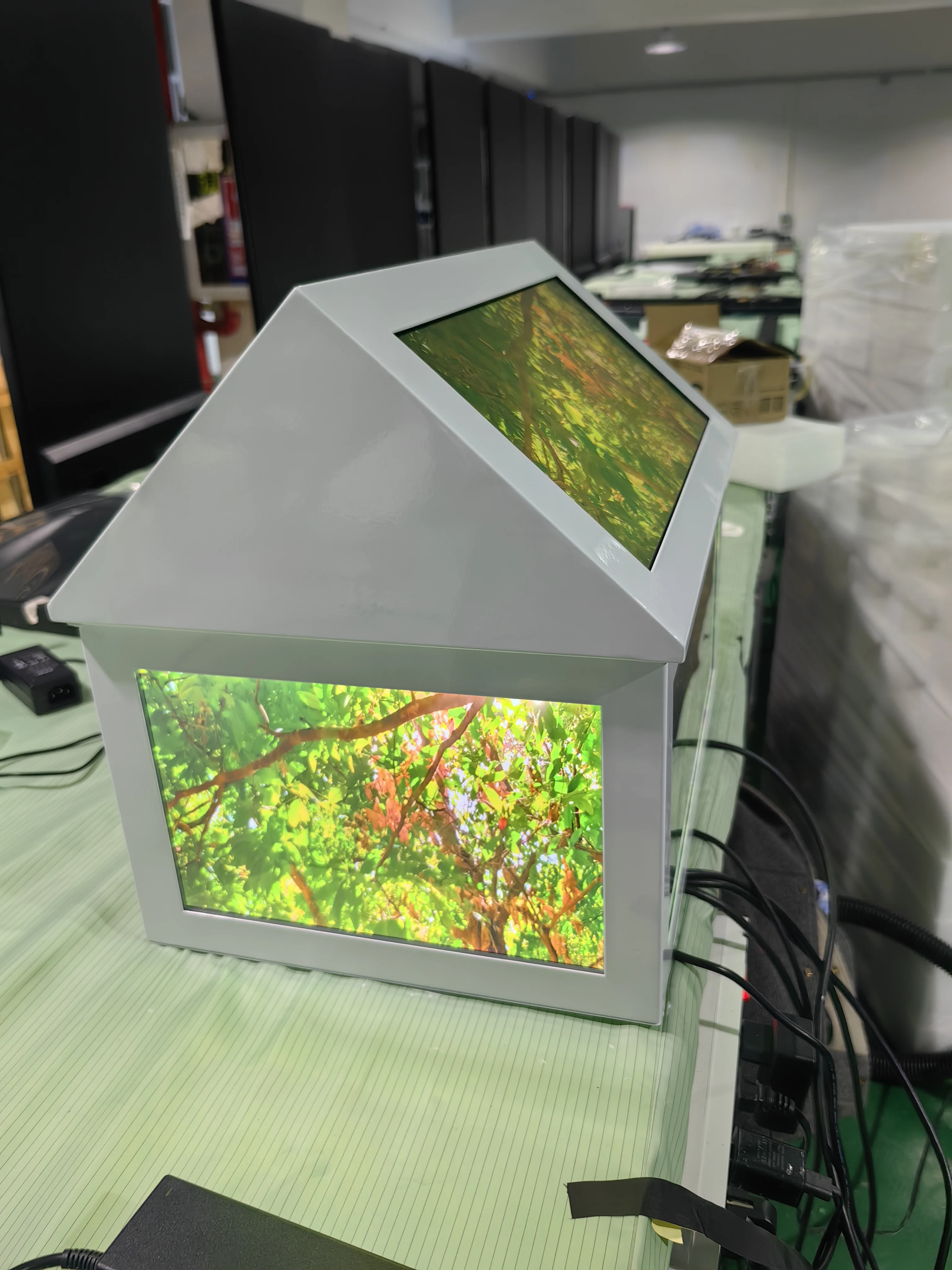 19.5inch TFT LCD Display Screen WLED 30K Hours  LCD PANEL Module House Frame Design Transparent Display