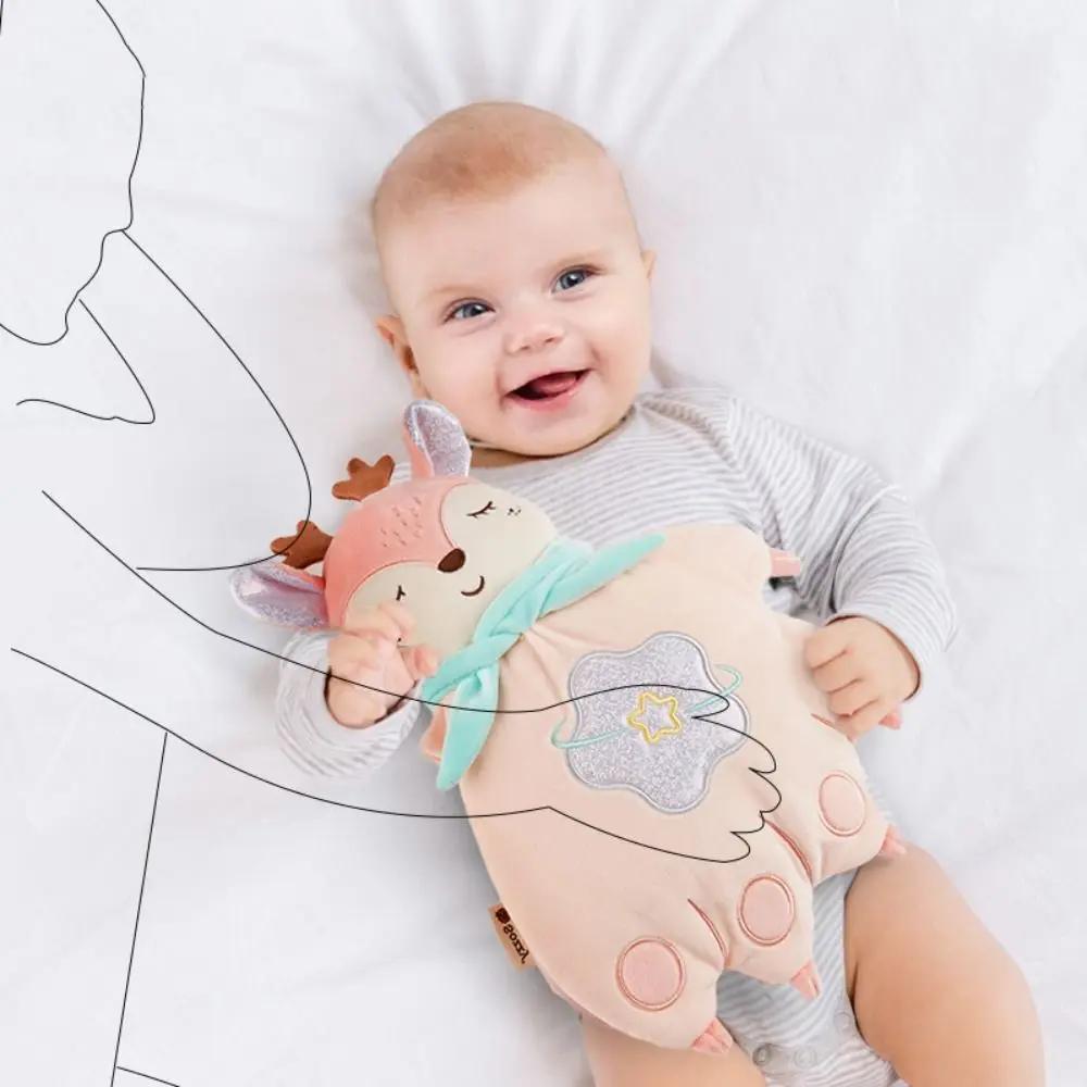 PP Cotton Palm Shape Soothing Pillow Fluffy Soft Animals Puppet Plush Toys Collection Comfortable Adorable Stuffed Hand Puppets