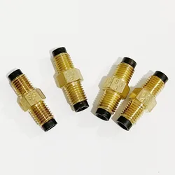 SS Type Brass Oil Flow Controler One Way Check Valve Distributor Separator Tube Pipe Fitting Connector For Lubrication System