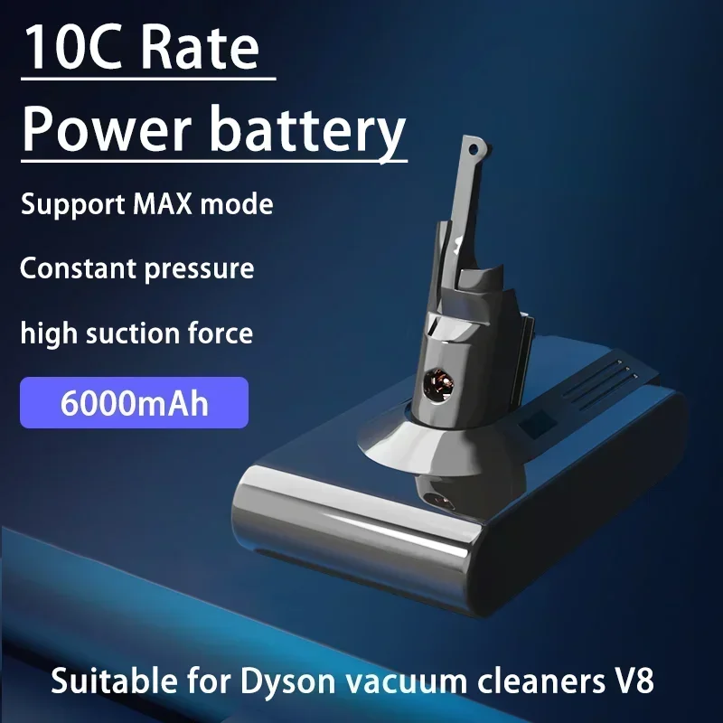 Vacuum Cleaner rechargeable Battery for Dyson V8 V6 V7 V10 11 Series SV07 SV09 SV10 SV12 DC62 Absolute Fluffy Animal Pro Bateria