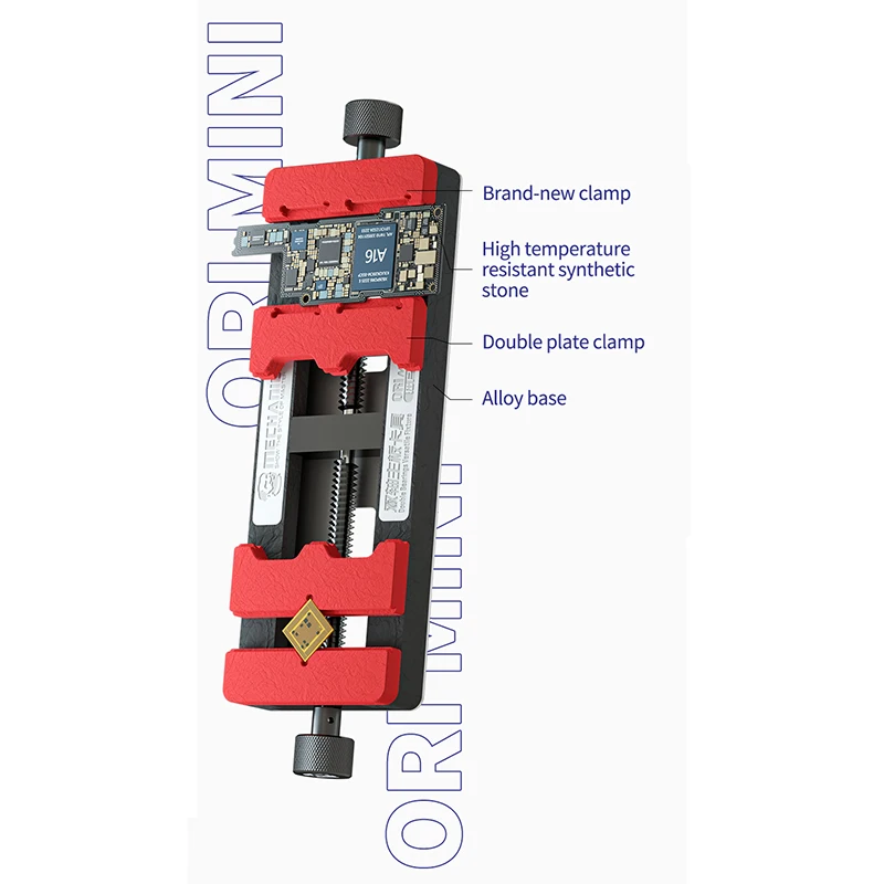 Mecánico ORI MINI placa base de doble eje, accesorio de contrapunto preciso para teléfono, PCB, Chips de abrazadera multifunción, Jig BGA, nuevo