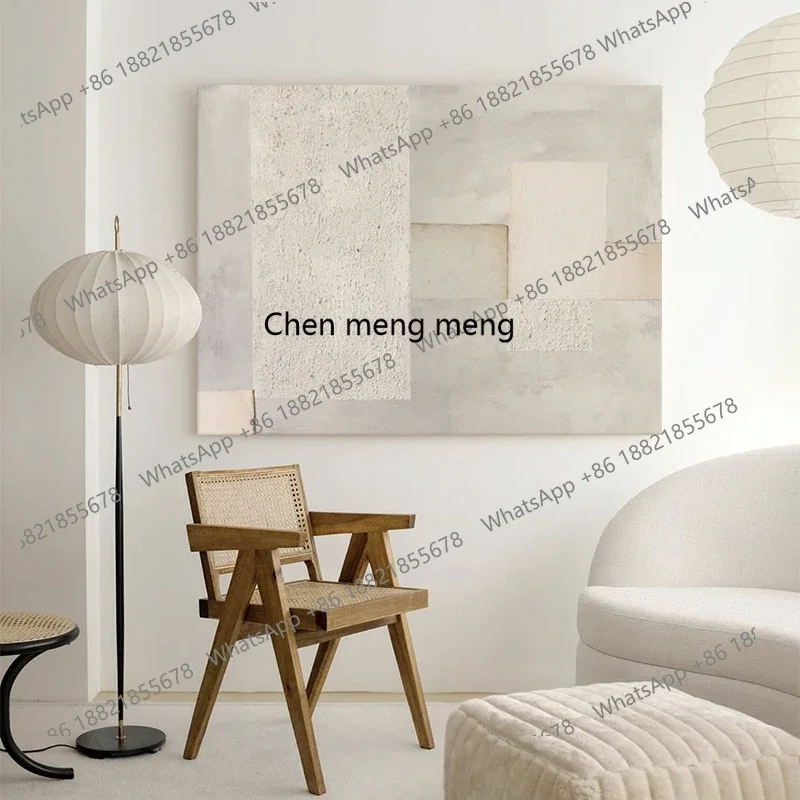 zq10 Wabi-sabi abstract oil painting pure handmade simple three-dimensional living room decorative painting