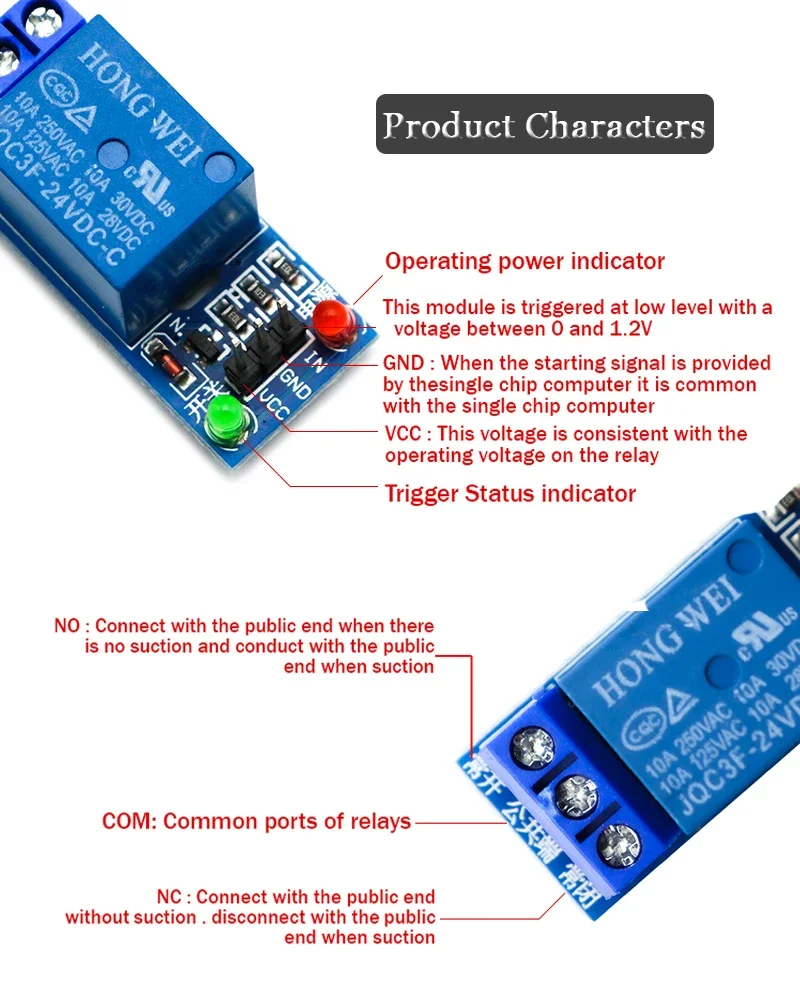 5V 12V 24V Relay Module With Optocoupler Relay Output 1 2 4 6 8 16Way Relay Module For Arduino PLC Automation Equipment Control