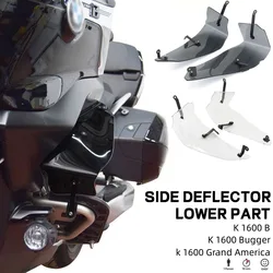 For BMW K 1600 Bagger K 1600 Grand America K 1600 B 2017-pu Motorcycle Accessories Smoke gray Lower Side Deflector