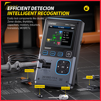 FNIRSI DSO-TC4 Upgrade 3 in 1 Digital Oscilloscope 10MHz Bandwidth 48Ms/s Transistor Electronics Component Tester USB Tools