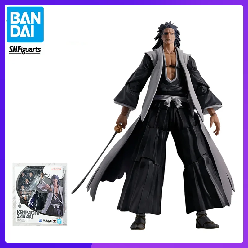 

In Stock Bandai SHFiguarts BLEACH Zaraki Kenpachi New 17cm Original Anime Figure Model Toys Assembly Action Collection Doll Pvc