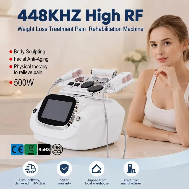 Mecavie 448KHz Indiba Upgraded Tecar Therapy Machine | CAP/RES Probes + Fascia Knife, , Pain Relief &