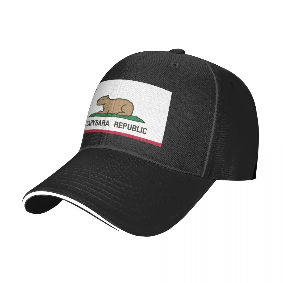 Capybara Flag (relaxed land version) Baseball Cap fashionable Military Cap Man Caps Male Women's