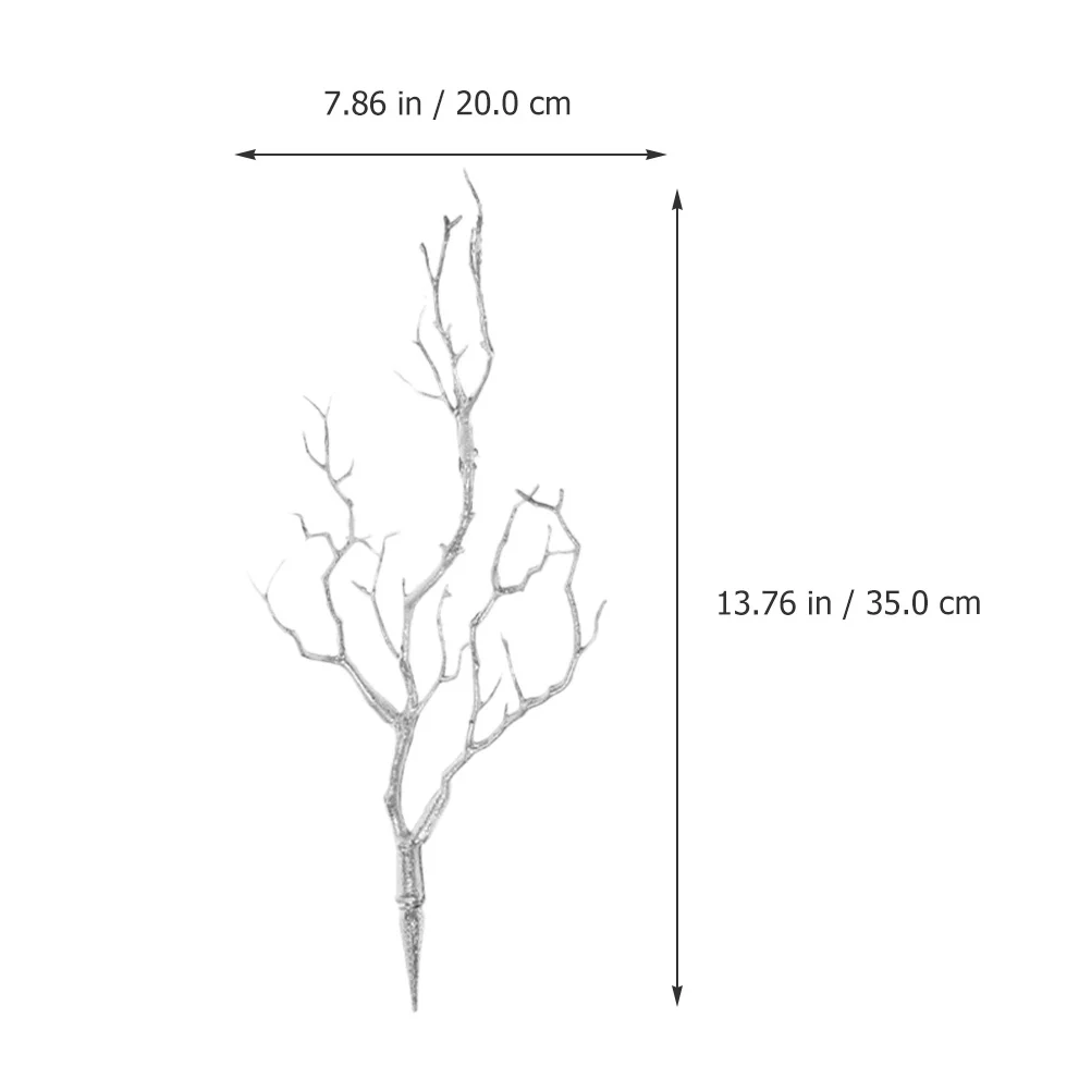 

4Pcs Fake Tree Branches Artificial Plastic Decorative Branches Reusable Perfect for Home Office Party Wedding Table