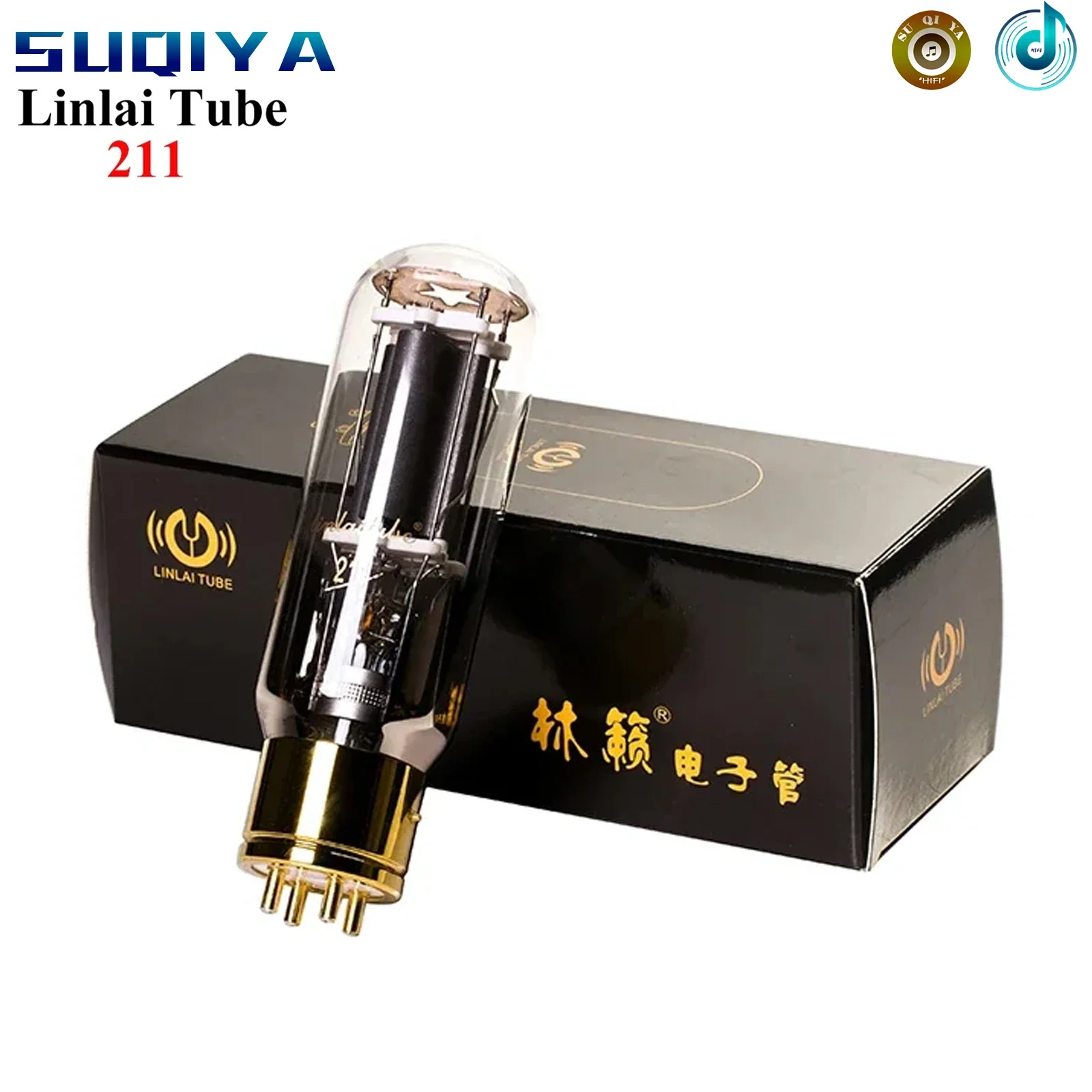 Linlai Tube 211 Original Factory Matched Pair for Vacuum Tube Amplifier HIFI Amplifier DIy Audio Accessories Free Shipping