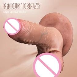 Oieffur Real Penis Sleeve With Cock Ring Delayed Ejaculation Textured Condoms For Men Penis Enlarger Reusable Condom Extender