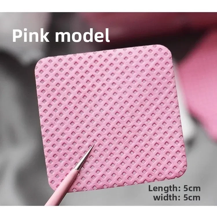//@300PCS Lint-Free Nail Polish Remover Napkin - Colorful Cotton Pads, UV Gel Dust Cleaner for Manicure Tools