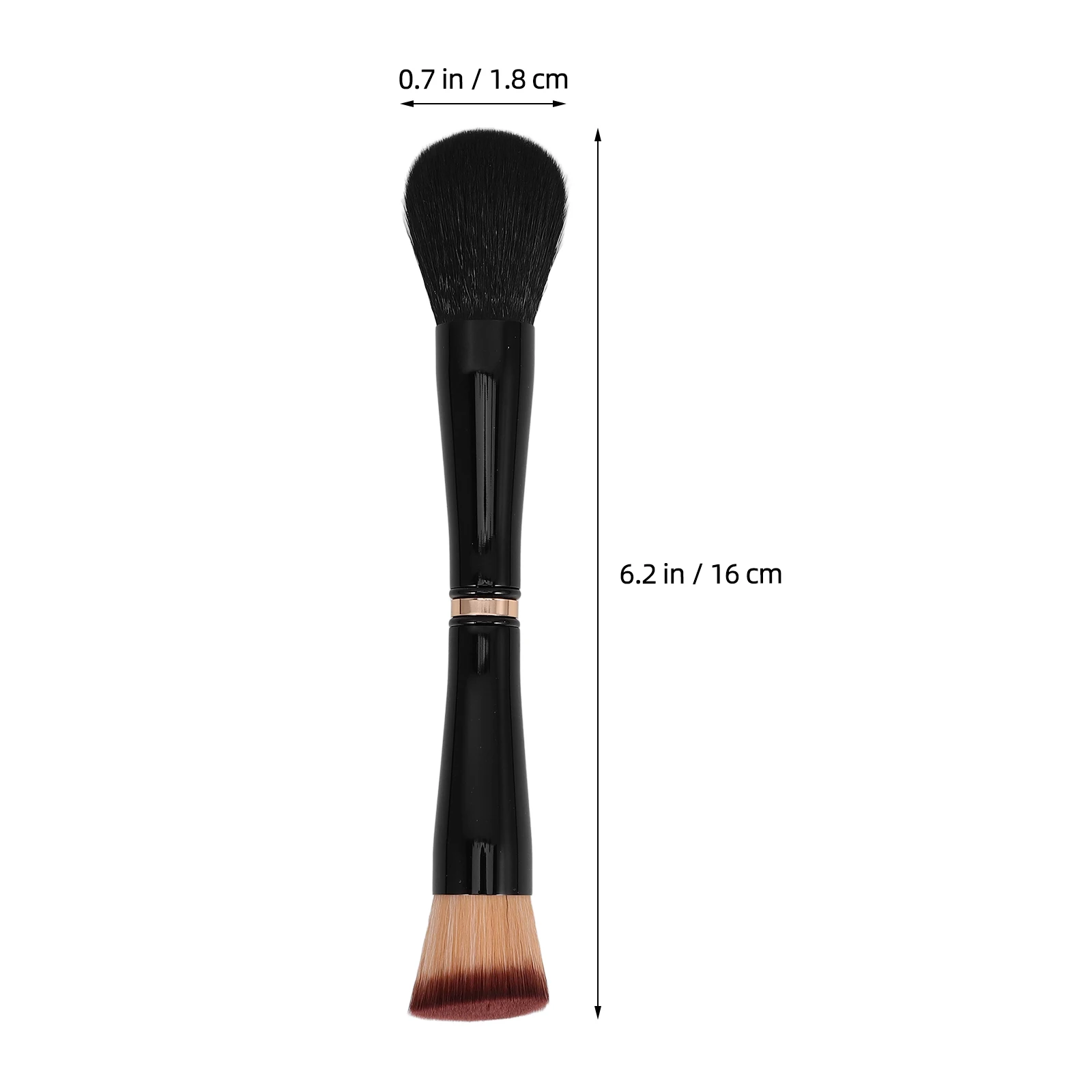 

Dual-Ended Makeup For Foundation Concealer Blush Bristles Portable Travel Brush Set Face Powder Blush