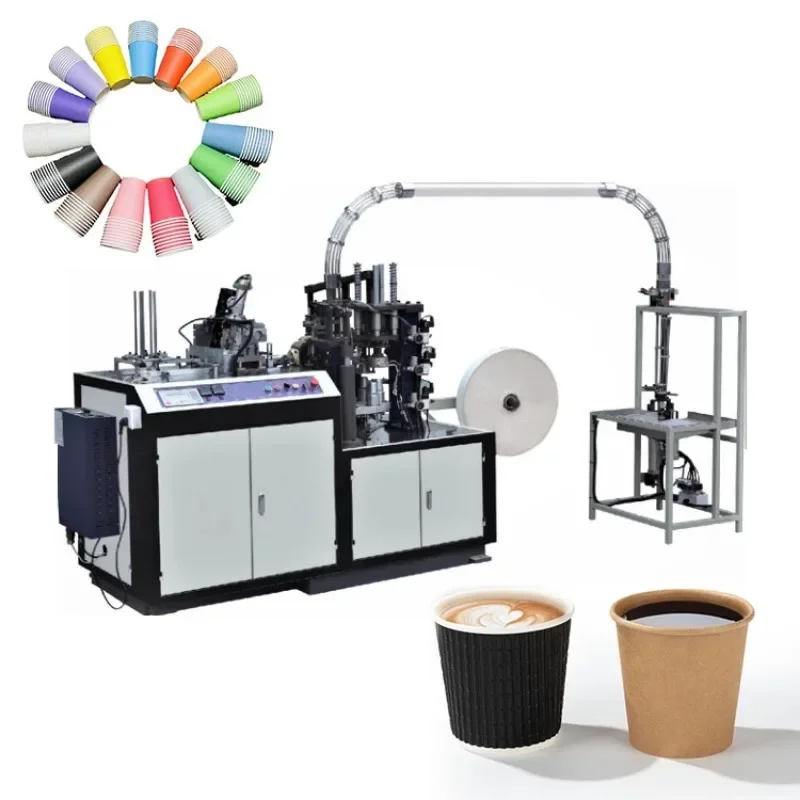 

New Automatic Carton Paper Cups Make Machine Make One Time Use Paper Cup Machine Tea Cup Making Machine Factory Price