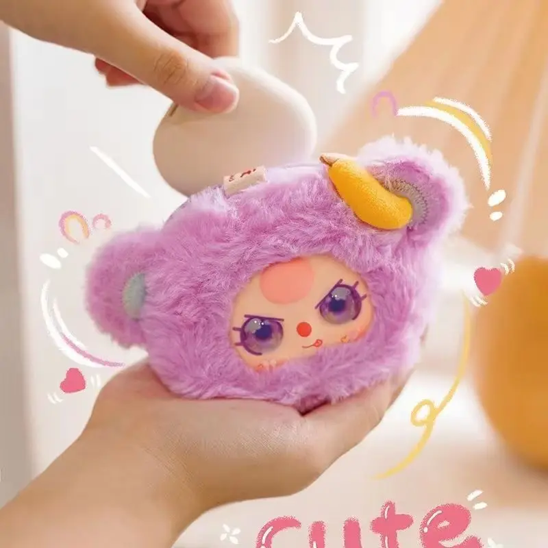 Baby Three Storage Pouches Series Blind Box Mysterious Box Cute Plush Bag Handmade Pendant Small Wallet Halloween Christmas Gift