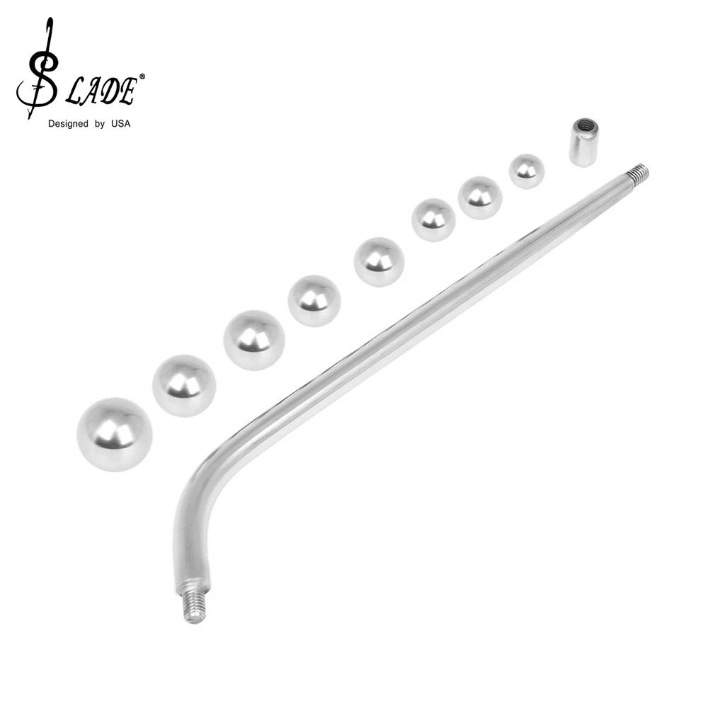 SLADE Saxophone Sheet Metal Ball Barrel Ball Long Rod Brass Wind Musical Instrument Accessory for Alto Tenor Sax Repair Tool Set