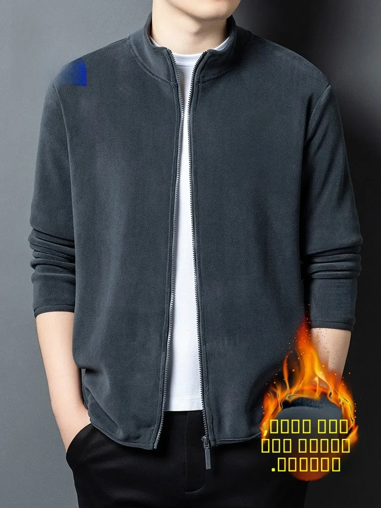 

Мужская зимняя куртка Lormen с воротником-стойкой, на молнии, повседневная, теплая, из орлона, модная, длинная, толстовка