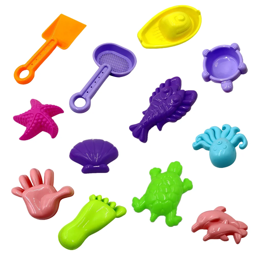 28 Pcs Space Beach Molds for Kids Colorful Toys Fine Workmanship Safe Rounded Grip Tools Set Educational Toys