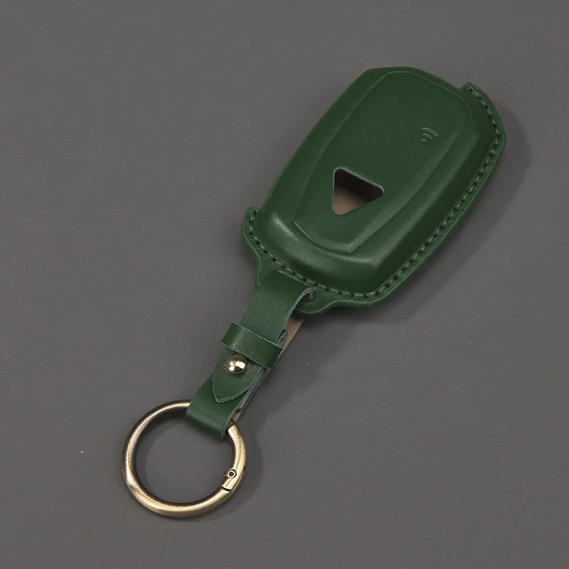 غطاء مفتاح الدراجة النارية لـ Triumph Speed Triple XC XE scramble 1200 Rocket III حافظة مفاتيح جلدية سلسلة مفاتيح