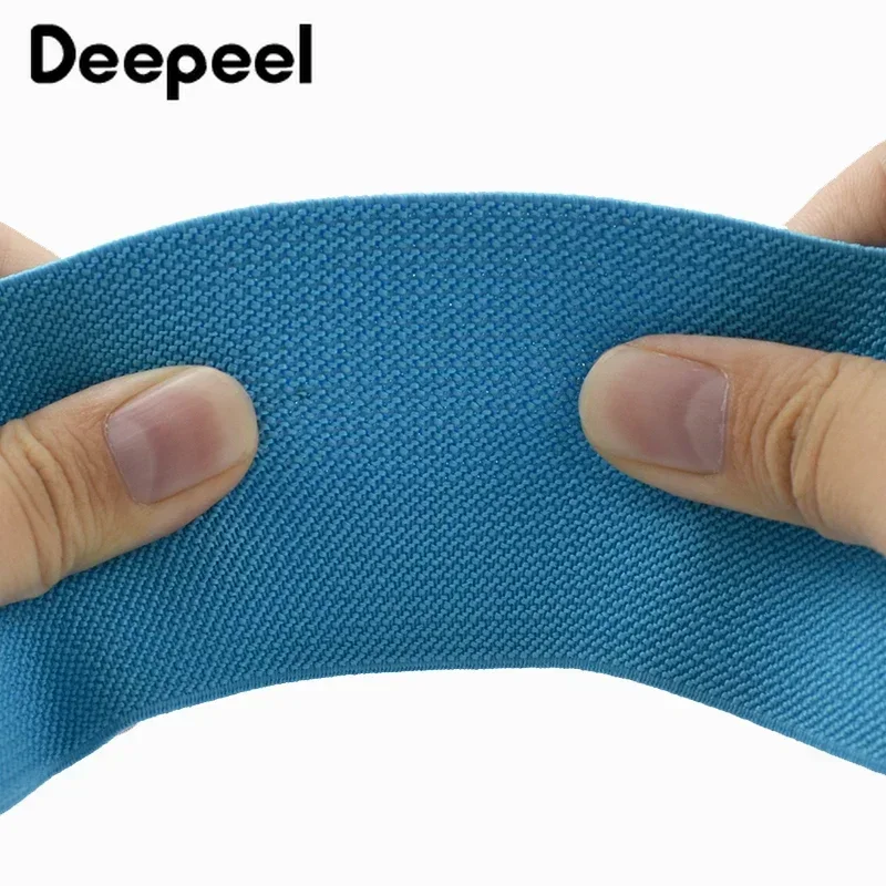 2/3/5m deepeel 6cm de largura elástico estiramento elásticos fita elástica macia para sacos de costura calças cinto webbing acessórios