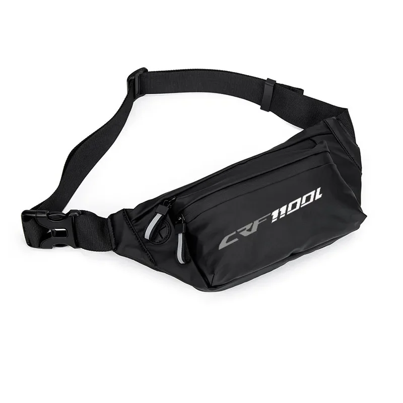 For  CRF1100L Africa Twin LOGO Men Waist Pack Belt Hip Bum Slant back bag Chest Bag Male Motorcycle Riding Antitheft Purse