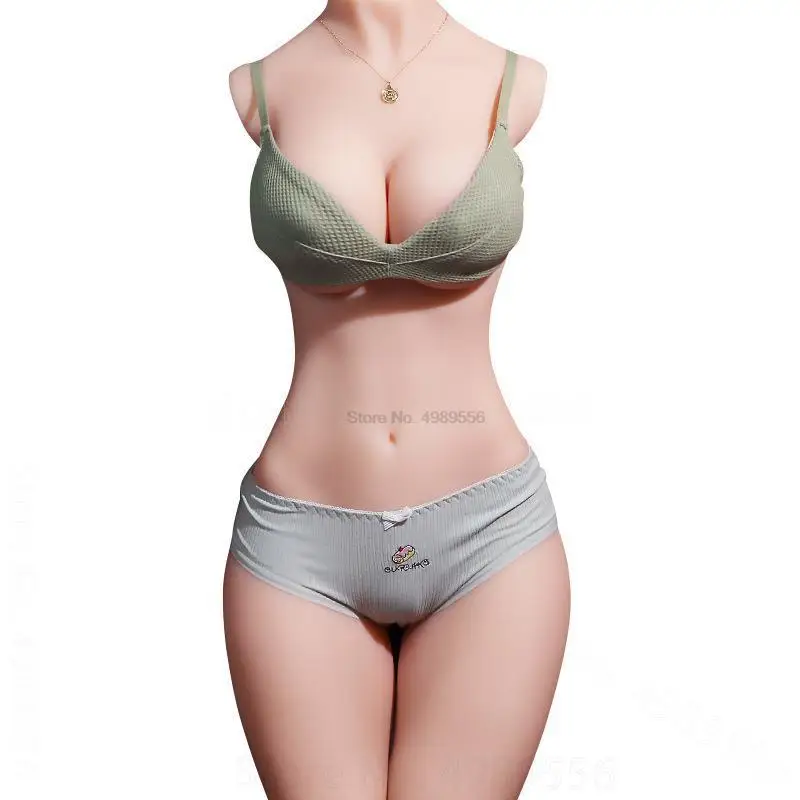 Sexual Tools 3D Big Tits Realistic Half Body With Torso Realistic Silicone Woman Anal Breast Vagina Male Masturbators