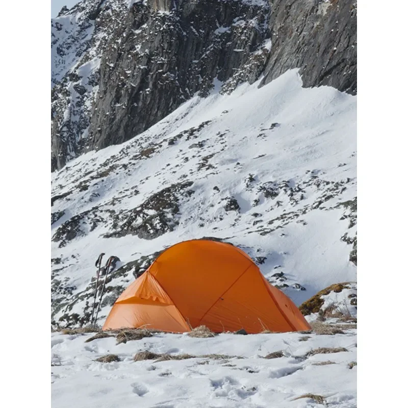 Ultra-light silicon-coated waterproof, rainstorm-proof and wind-resistant outdoor camping, hiking, camping, picnic, double tent