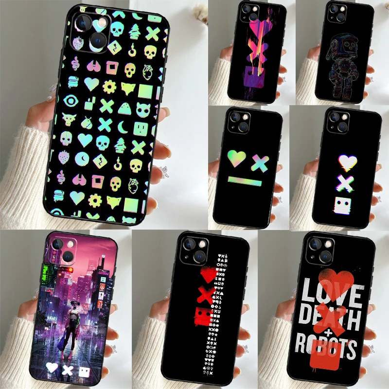 Чехол Love Death Robots для Xiaomi 15 14 13 Ultra 11T 12T 13T 14T Pro POCO F7 Pro F5 F6 X3 X5 X6 X7 Pro