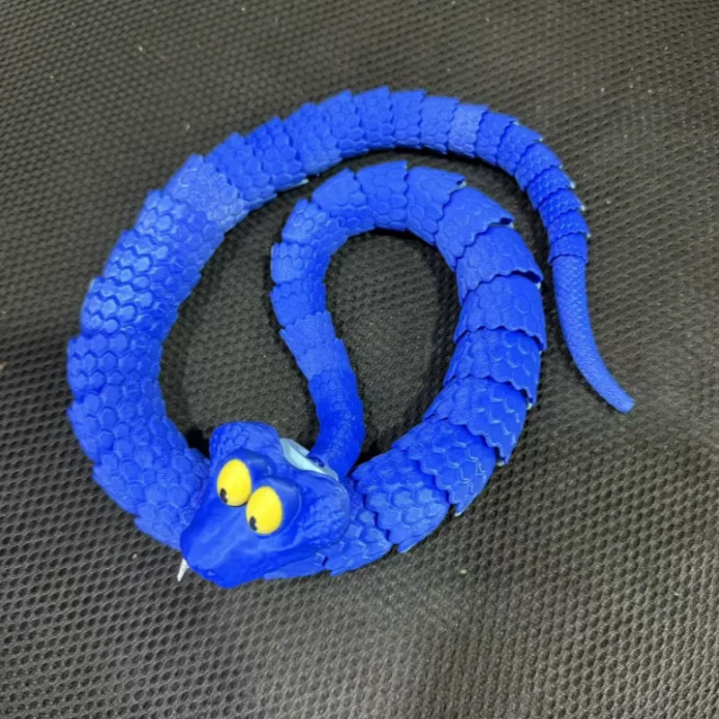 

Zootopia Peripheral Gary Blue Snake 3d Printed Movable Decompression Toy Doll Cute Desktop Ornament Figurine Holiday Gift
