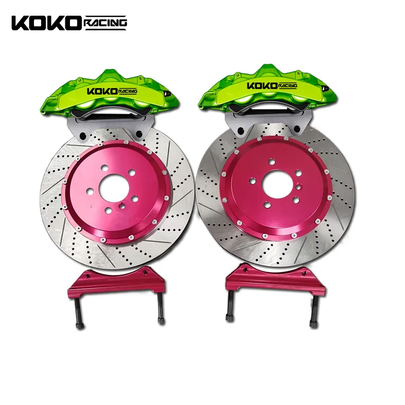 

6 Pot Brake Caliper Kits with 380*28mm Rotor Auto Parts Front Wheels for golf MK6 GTI Tiguan Touran Touron