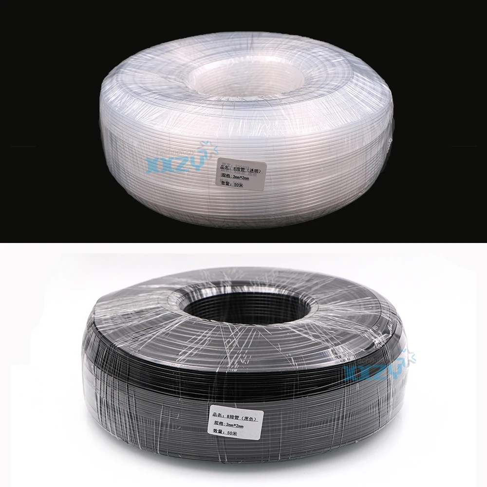 5M Ink Tube for Eco Solvent Printer Hose 4 line/6 line/8 line Rows for UV Flatbed Machine 3x2mm/4x3mm/6x4mm Ink Pipe