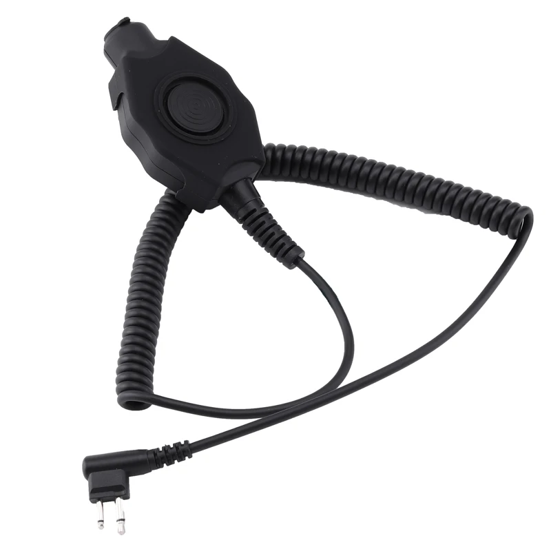 

Водонепроницаемый адаптер M-разъема с большой кнопкой PTT для тактических наушников 7,1 мм для Motorola DEP450 GP300 P3688 DP1400