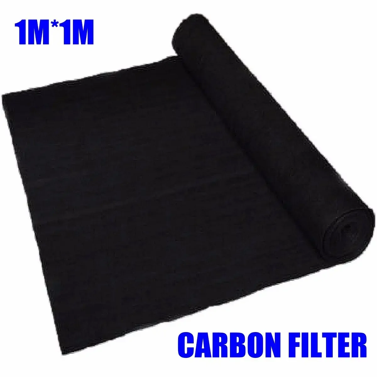 

1m*1m*3mm Home Fabric Air Conditioner Activated Carbon Purifier Pre Filter Fabric Sheet Pad