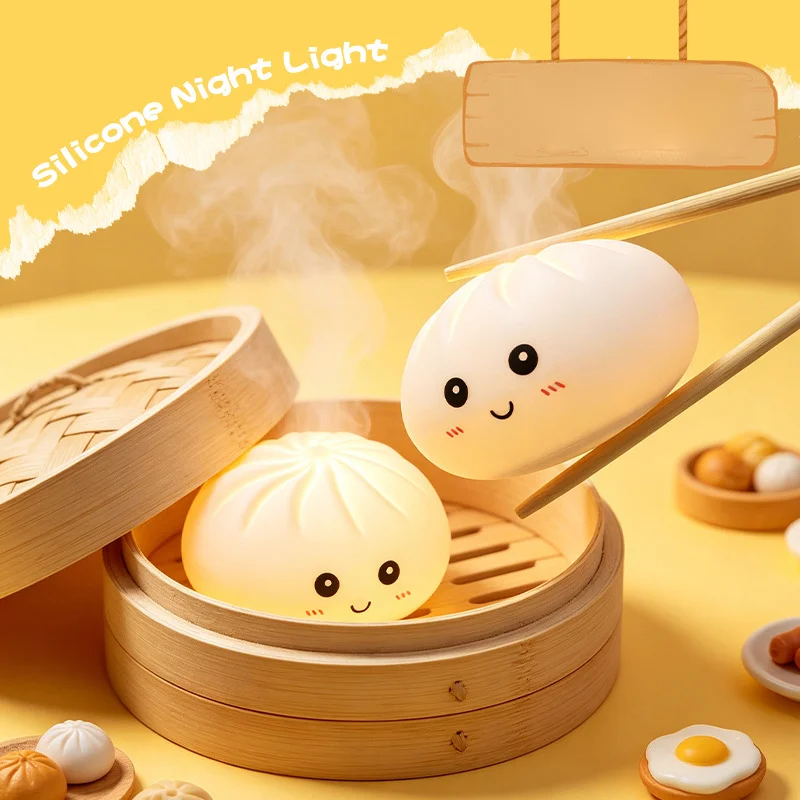 Aesthetic LED Bun Night Light, - đánh giá và giá Photography Lighting For Food