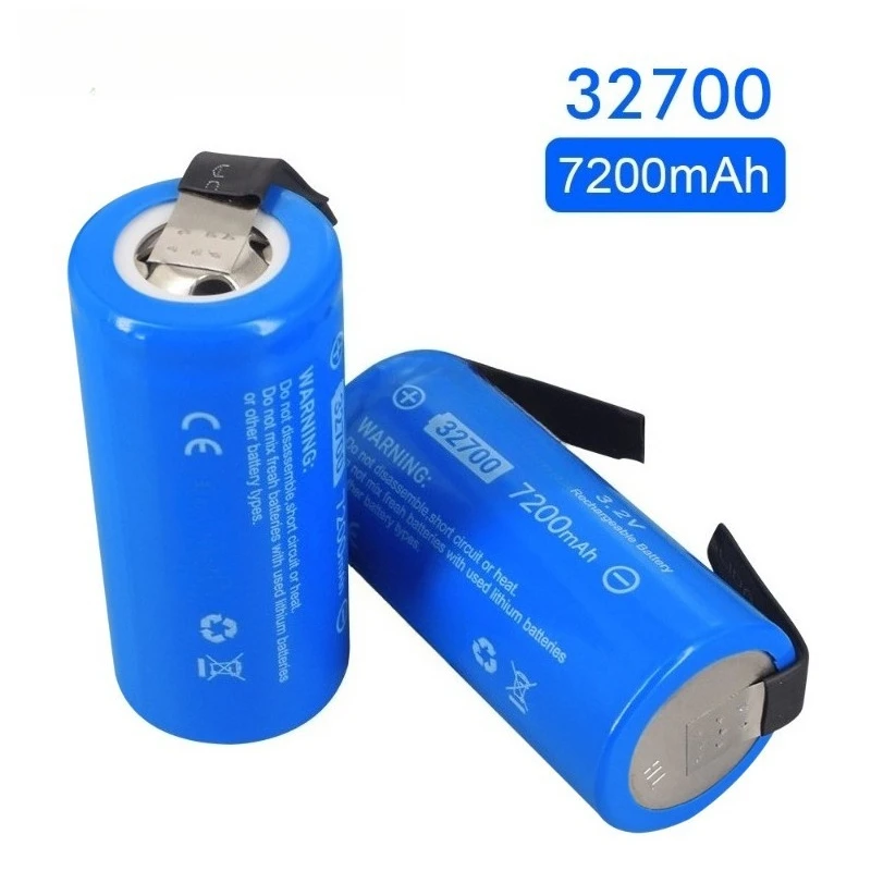 32700 LiFePO4 Power Battery 3.2V 7200mAh Flat Top  for Street Lamp Energy Storage