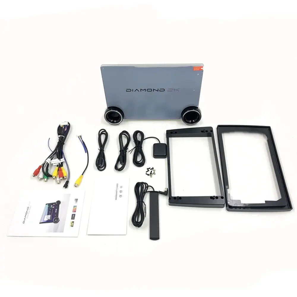 شاشة لعب السيارة العالمية Diamond 2k 12 256 نظام مشغل أندرويد 11.8 11.5 بوصة راديو مزدوج الدين #1