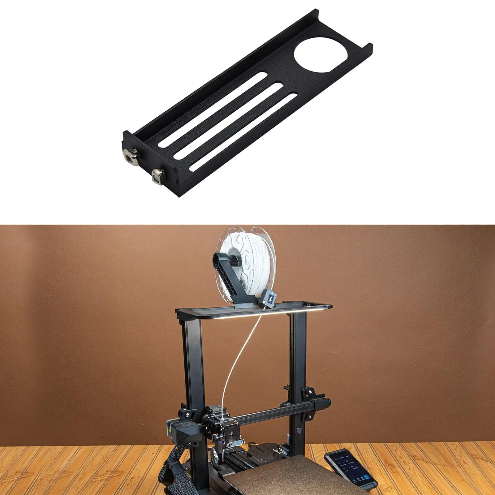 

Держатель нити для 3D-принтера, стойка для материалов, универсальный сменный комплект держателя нити, кронштейн подшипника для Ender 3/Ender 3