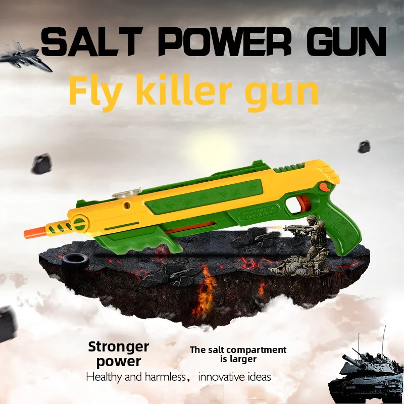 New gift of fly and mosquito gun, salt gun, shotgun,  toy gun, mosquito and fly killer gun 3.0