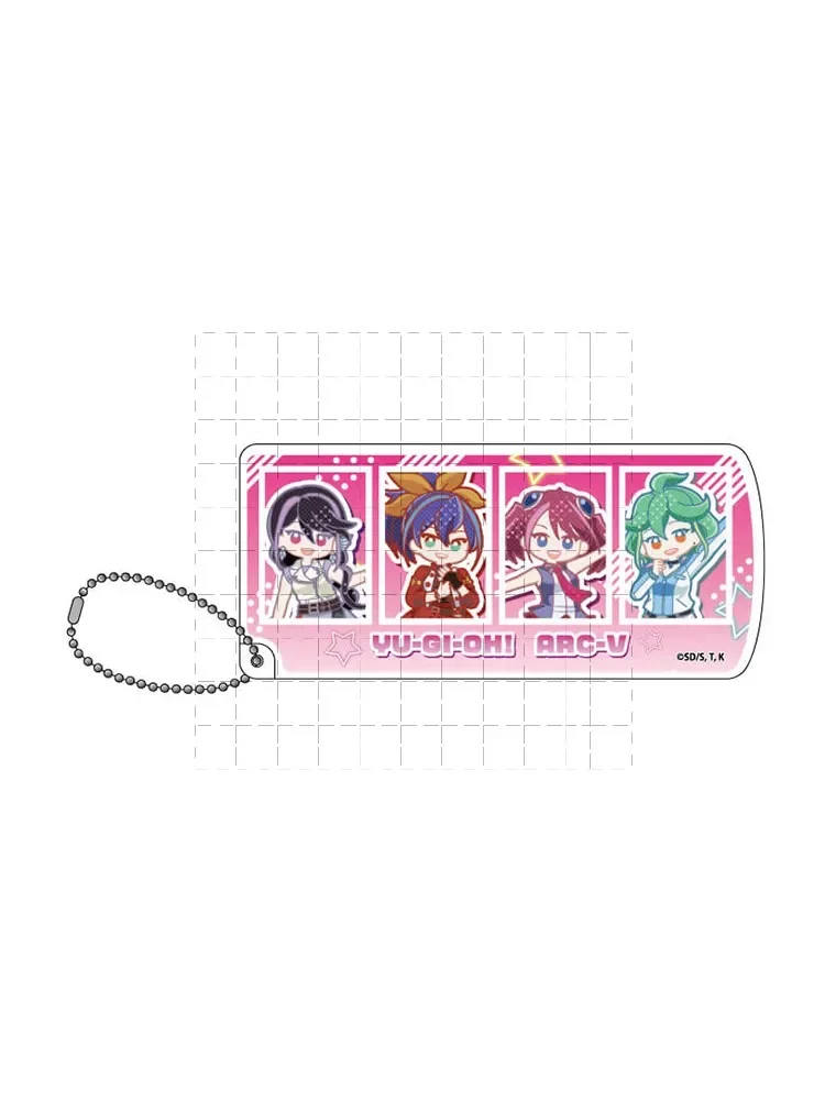 애니메이션 유희왕! ARC-V 아크릴 스탠드 미니 피규어 인형 게임, 유지오오 유야 사카키 레이지 아카바 키체인, 코스프레 키링 펜던트 선물